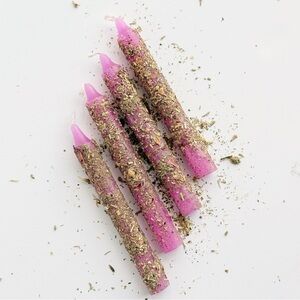 Self Love and Emotional Wellness Dressed Chime Spell Candles​